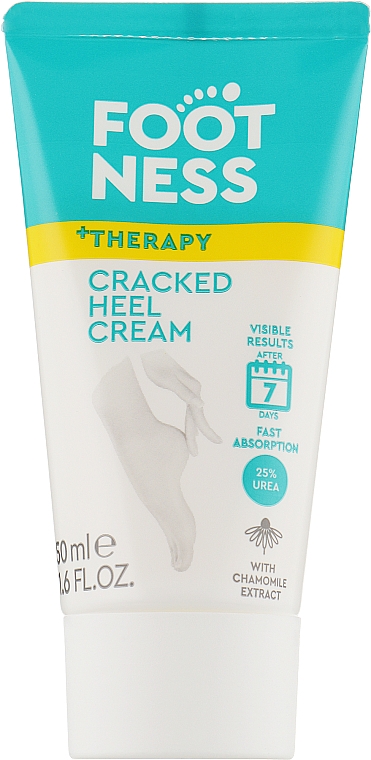 Восстанавливающий крем для потресканой кожи пяток с 25% мочевины - Footness Therapy Cracked Heel Cream