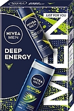 Набір - NIVEA MEN Deep Energy (sh/gel/250ml + deo/150ml) — фото N1