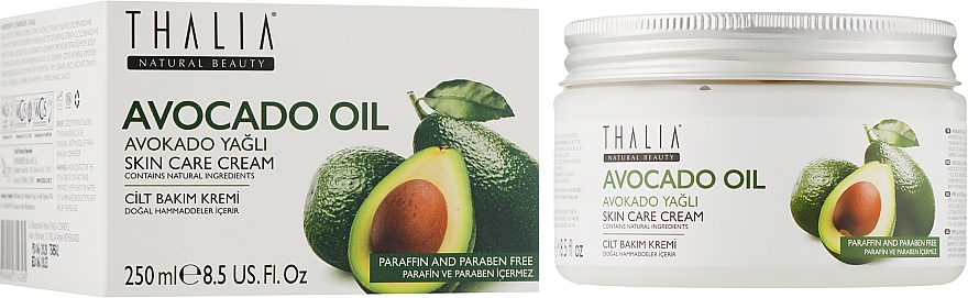 Крем для обличчя та тіла з олією авокадо - Thalia Avocado Oil