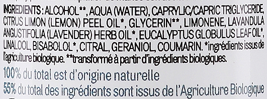 Очищувальний спрей для рук, із лимоном, лавандою та евкаліптом - Acorelle Purifying Hand Spray — фото N3