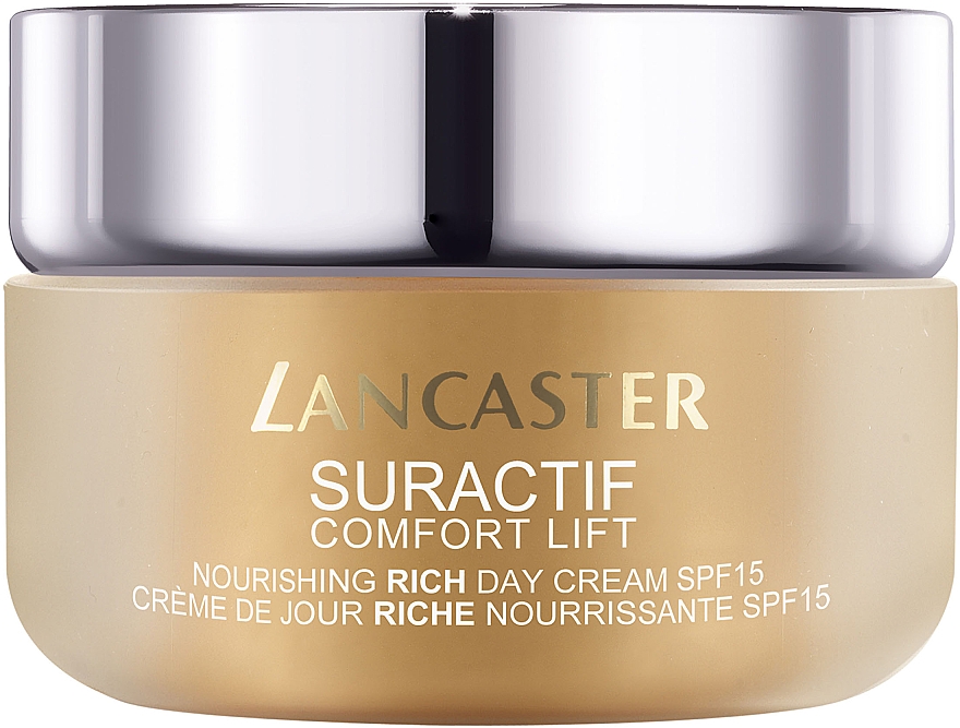 Денний крем для обличчя - Lancaster Suractif Comfort Lift Nourishing Rich Day Cream SPF15 — фото N1