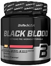 Передтренувальний комплекс "Тропічні фрукти" - BioTechUSA Black Blood NOX+ Tropical Fruit Extreme Pre-Workout Formula — фото N1