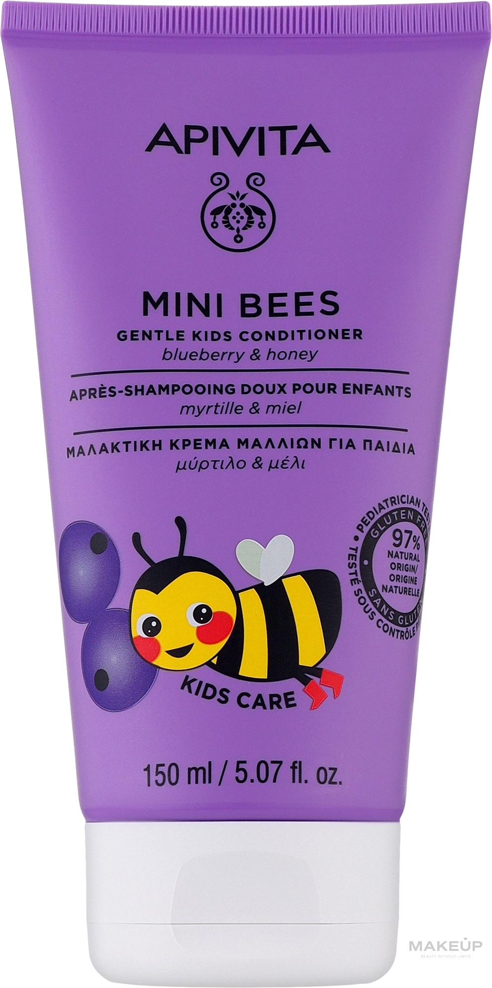 Нежный детский кондиционер с черникой - Apivita Mini Bees Gentle Kids Conditioner — фото 150ml