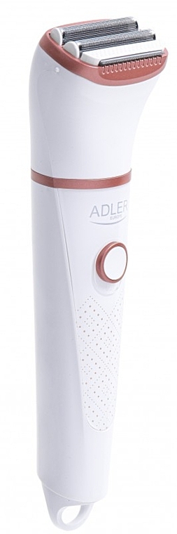 Беспроводная женская электробритва, белая - Adler Lady Shaver Wet & Dry Shaving AD 2941 — фото N2