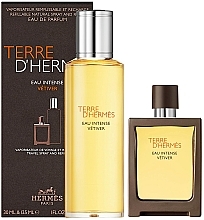 Hermes Terre D'Hermes Eau Intense Vetiver - Набор (edp/30 ml + edp/125 ml) — фото N1