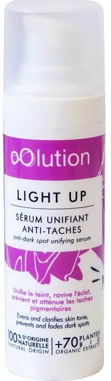 Сироватка проти плям на обличчі - oOlution Light Up Anti-Dark Spot Unifying Serum — фото N1