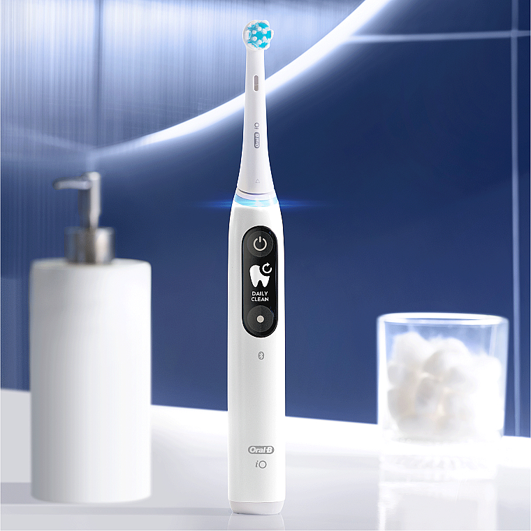 Електрична зубна щітка, біла - Oral-B Braun iO Серія 6 — фото N4