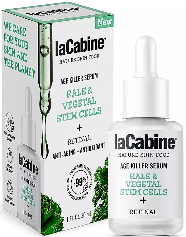Антивозрастная сыворотка - La Cabine Nature Skin Food Age Killer Serum — фото N2