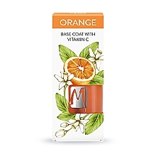 Парфумерія, косметика Базове лакове покриття "Апельсин" - Moyra Nail Care Base Coat Orange