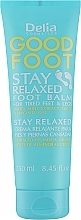 Духи, Парфюмерия, косметика Бальзам для уставших стоп - Delia Good Foot Stay Relaxed Foot Balm