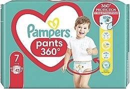 Підгузки-трусики Pants Giant Plus, розмір 7, 17+ кг, 42 шт. - Pampers — фото N2