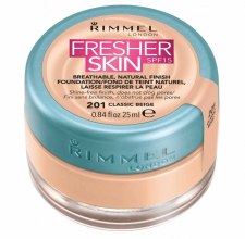 Духи, Парфюмерия, косметика Тональный крем - Rimmel Fresher Skin SPF15 Foundation