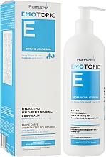 Увлажняющий бальзам для сухой и склонной к атопическому дерматиту кожи - Pharmaceris E Emotopic Hydrating Lipid-Replenishing Body Balm — фото N4