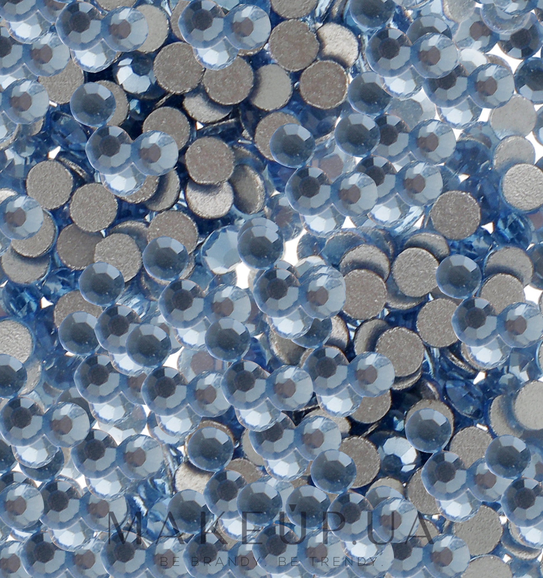 Декоративні кристали для нігтів  "Light Sapphire", розмір SS 04, 200 шт. - Kodi Professional — фото 200шт