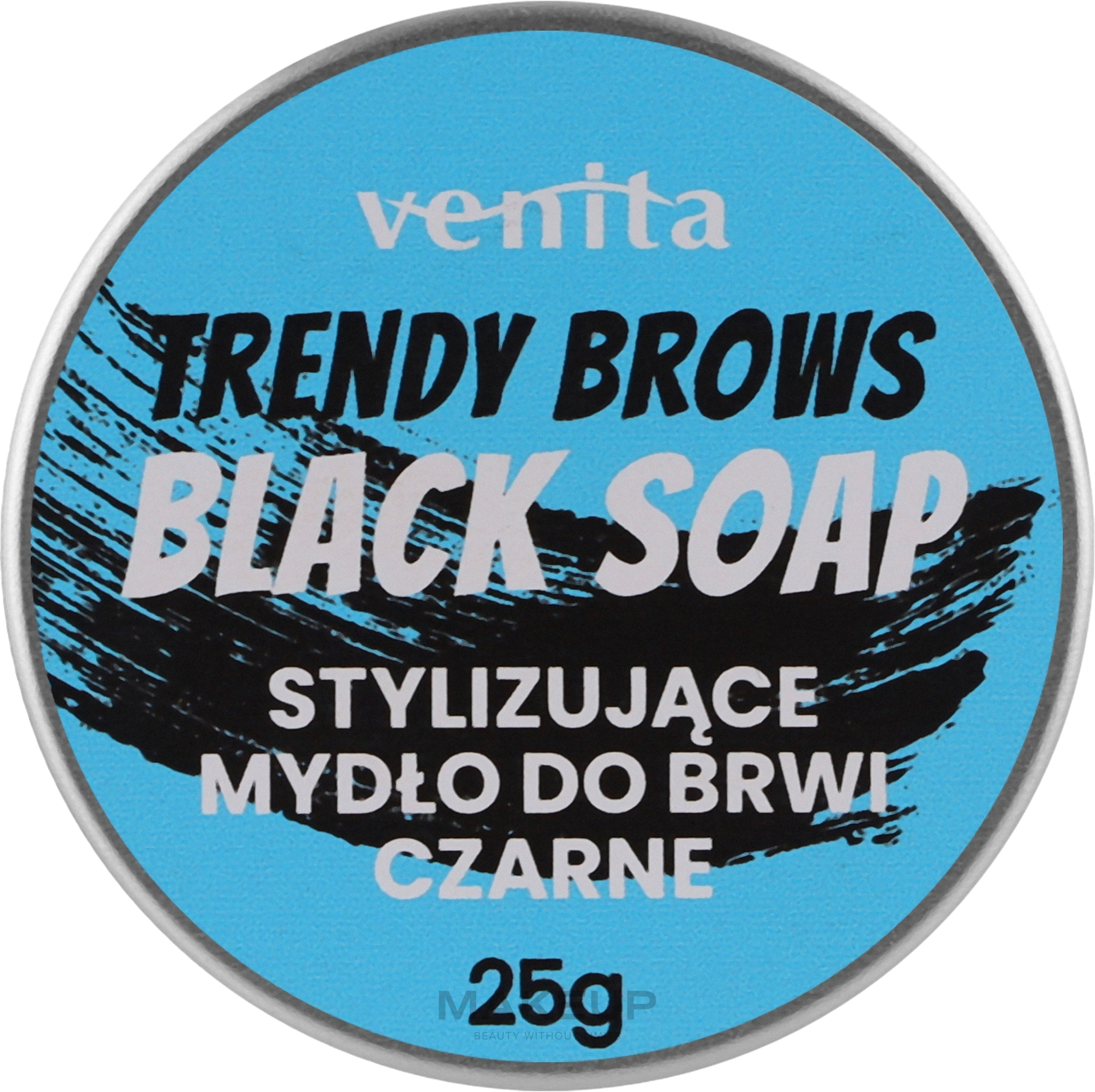 Мыло для укладки бровей - Venita Trendy Brows Soap — фото Black