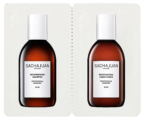 Набор пробников - Sachajuan Moisturizing Shampoo & Conditioner Duo (shm/10ml + cond/10ml) — фото N1