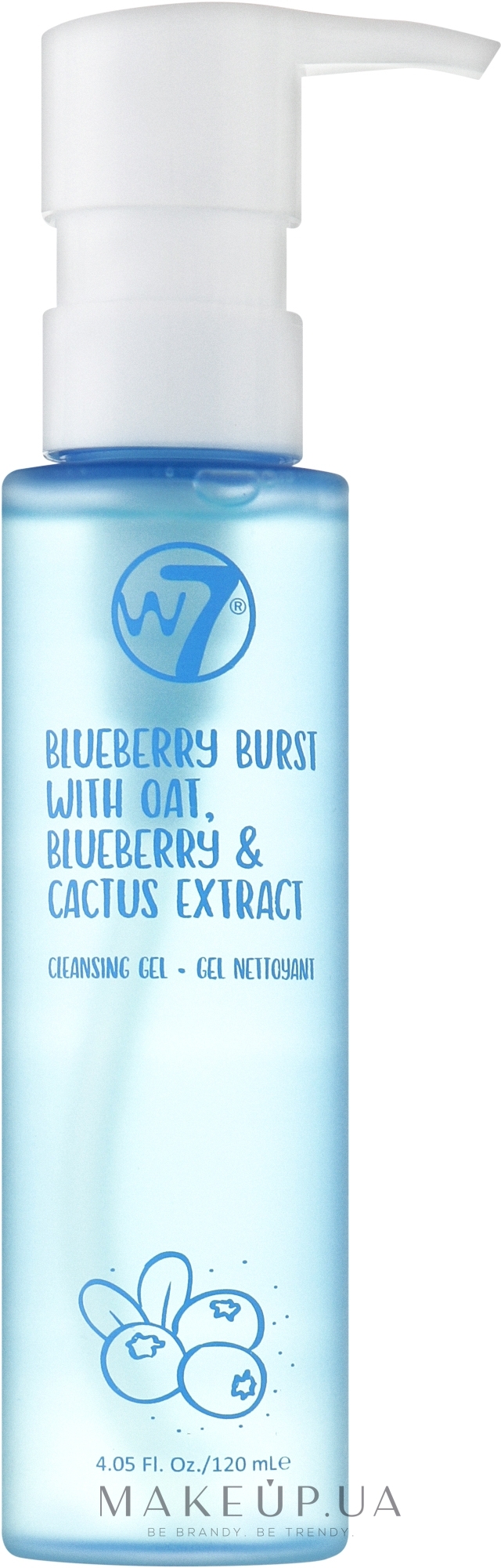 Гель для вмивання - W7 Blueberry Burst Cleansing Gel — фото 120ml