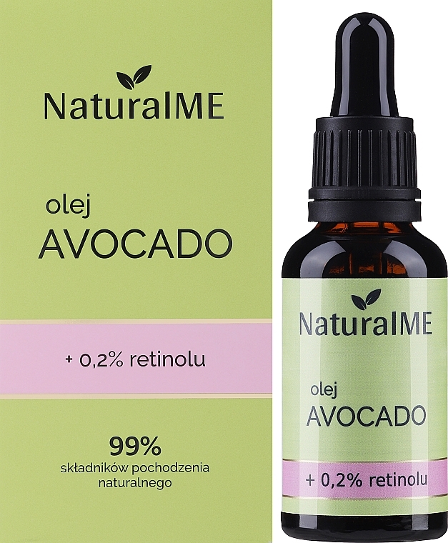 Масло авокадо + 0.2 % ретинола - NaturalME Dermo — фото N1