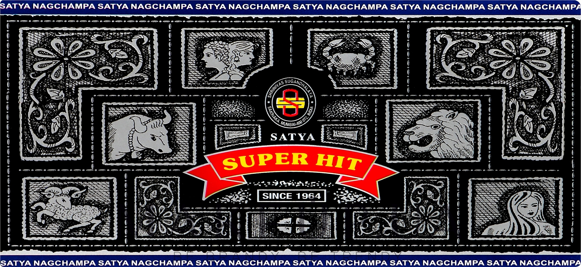 Благовония палочки "Суперхит" - Satya Super Hit Dhoop Sticks Premium — фото 12шт