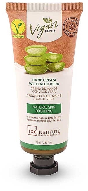 Крем для рук "Алоэ вера" - IDC Institute Hand Cream Vegan Formula Aloe Vera  — фото N1