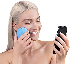 Щеточка для лица с анализом кожи - Foreo Luna fofo Facial Brush with Skin Analysis, Aquamarine — фото N4