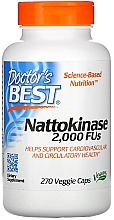 Пищевая добавка "Наттокиназа", в капсулах - Doctor's Best Nattokinase 2000 FU — фото N2