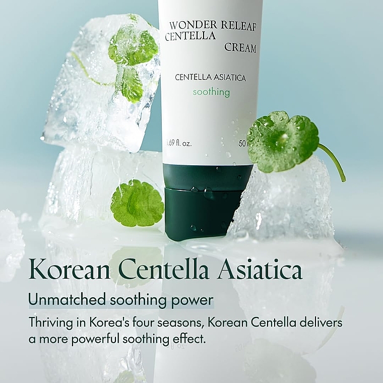 Заспокійливий крем для обличчя з центелою - Purito Seoul Wonder Releaf Centella Cream — фото N5