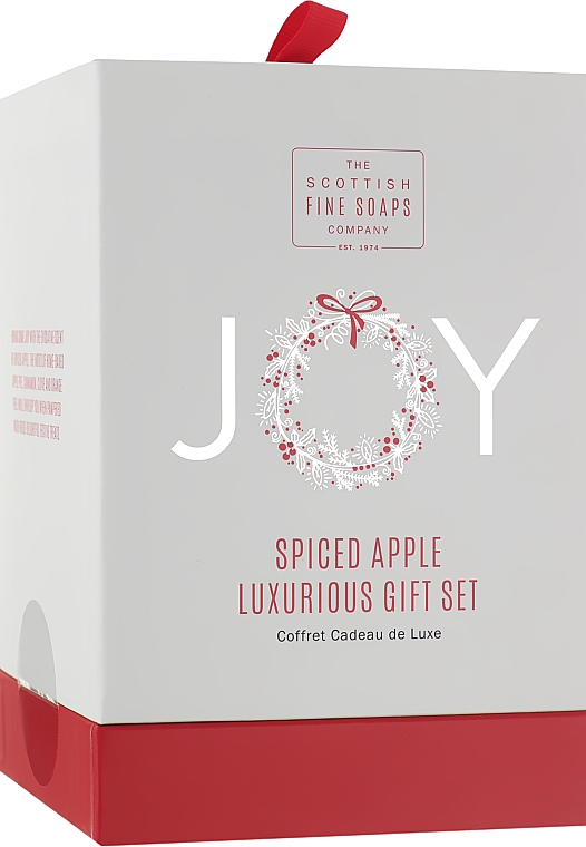 Набір - Scottish Fine Soaps Joy Spiced Apple Luxurious Gift Set (wash/75ml + but/75ml + cr/75+soap) — фото N1