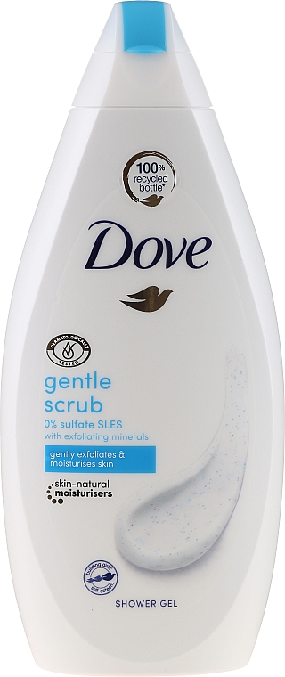 Гель-скраб "Нежное обновление" - Dove Gentle Exfoliating Shower Gel — фото N1