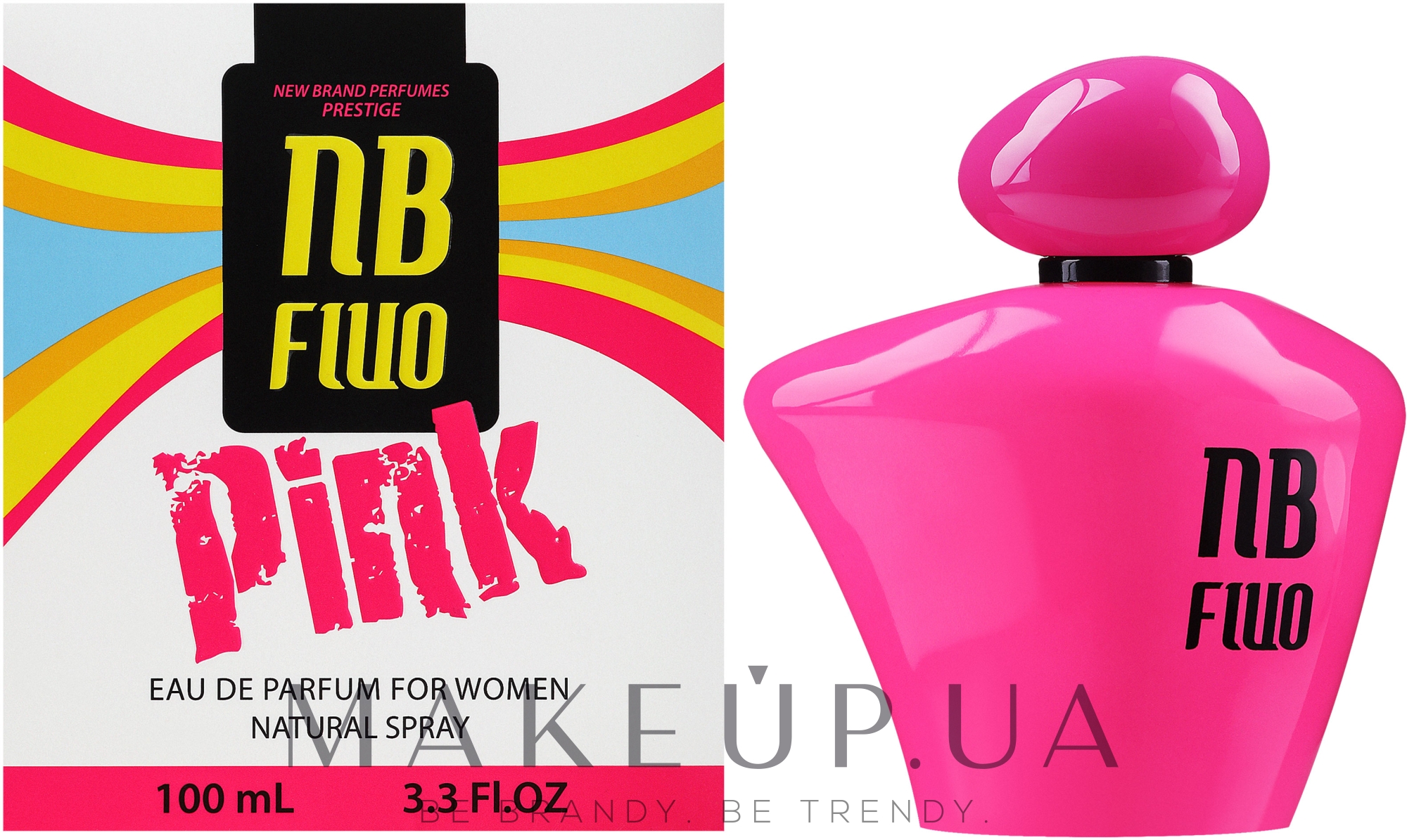 New Brand Fluo Pink - Парфюмированная вода — фото 100ml