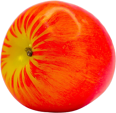 Декоративная свеча в форме красного яблока - AD — фото N1