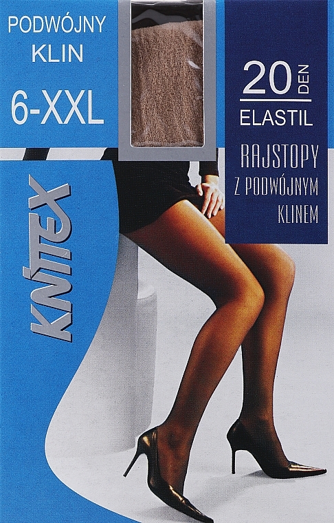 Колготки для женщин "Elastil" 20 Den, Visone - Knittex — фото N1