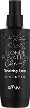 Незмивний спрей для тонування волосся - Kaaral Blonde Elevation Charcoal Tonalizing Spray — фото N1