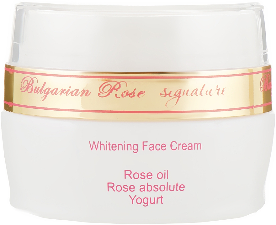 Відбілюючий крем для обличчя - Bulgarska Rosa Signature Rose Cream — фото N2