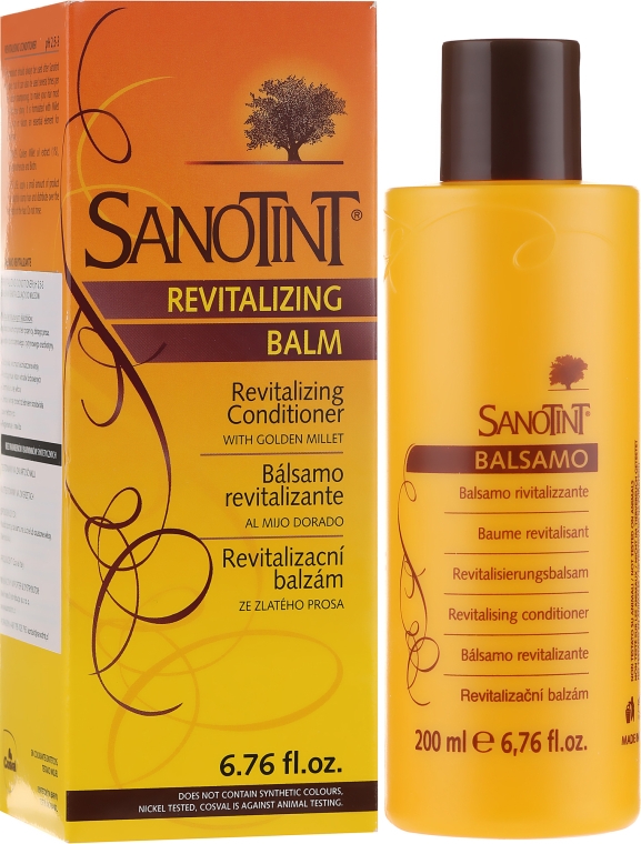 Відновлювальний бальзам для волосся - Sanotint Restructuring Balm