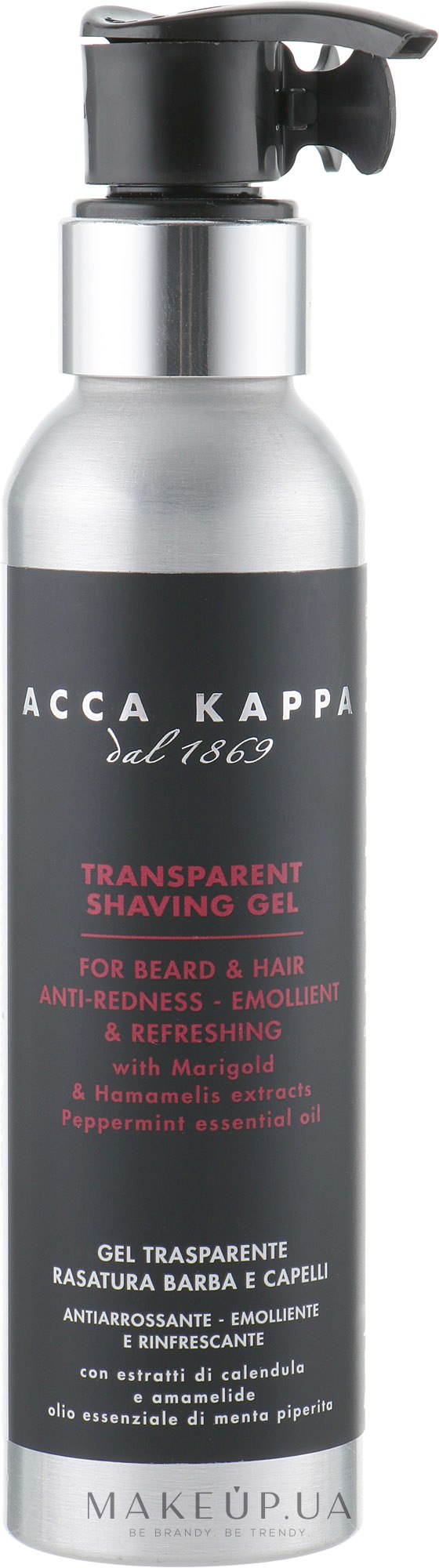 Гель для гоління - Acca Kappa Barberia — фото 125ml