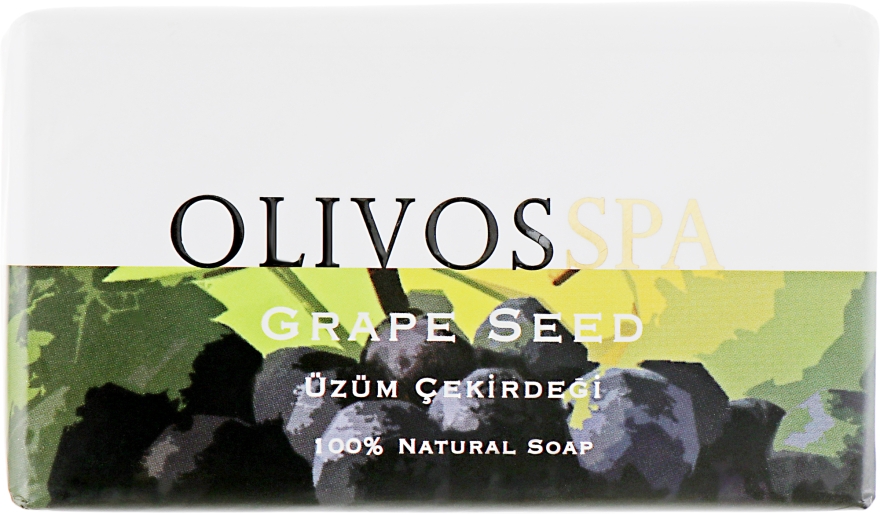 Натуральное оливковое мыло "Виноградные косточки" - Olivos Spa Series Grape Seed