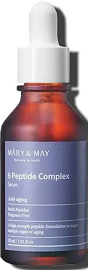 Сыворотка с пептидным комплексом - Mary & May 6 Peptide Complex Serum