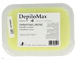 Косметичний парафін "Лимон" - DimaxWax DepiloMax Parafin Lemon — фото N1