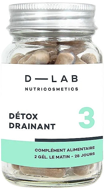 Харчова добавка "Детокс-дренаж" - D-Lab Nutricosmetics Draining Detox — фото N1