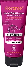Крем-шампунь для окрашенных волос - Florame Colored Hair Cream Shampoo — фото N1