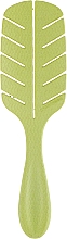 Массажная био-расческа для волос "Зеленая", мини - Solomeya Scalp Massage Bio Hair Brush Green Mini — фото N2