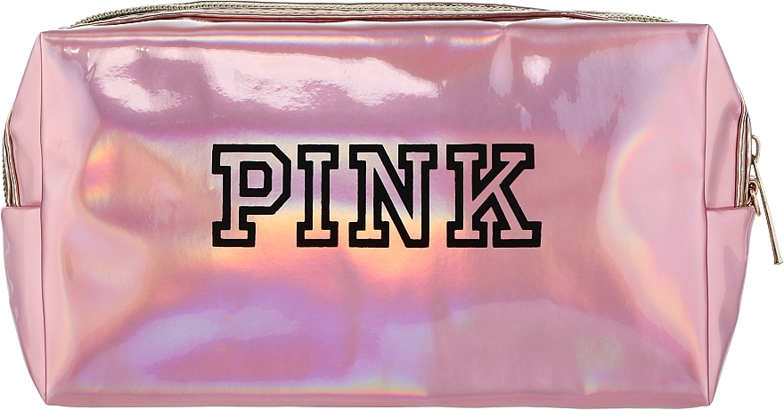 Косметичка BA-003R лакова "Pink", рожева - Cosmo Shop — фото N1
