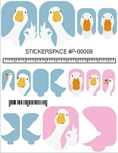 Парфумерія, косметика Дизайнерські наліпки для нігтів "Wraps P-00009" - StickersSpace