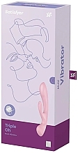 Вибратор-кролик, розовый - Satisfyer Triple Oh Pink — фото N3