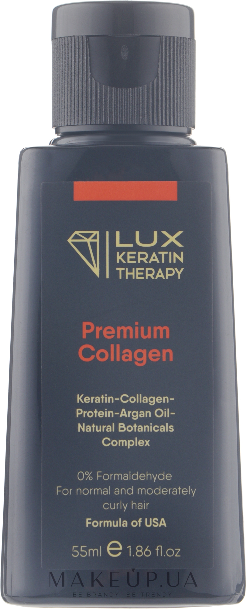 Засіб для випрямлення волосся - Lux Keratin Therapy Premium Collagen — фото 55ml