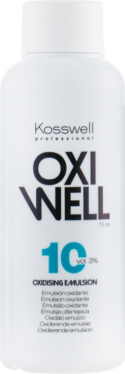 Окислювальна емульсія, 3% - Kosswell Equium Oxidizing Emulsion Oxiwell 3% 10vol — фото N1