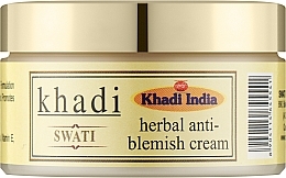 Парфумерія, косметика Аюрведичний крем проти пігментних плям - Khadi Swati Ayurvedic Anti-Blemish Cream