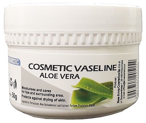 Крем для лица - Pasmedic Cosmetic Vaseline Aloe Vera — фото N2
