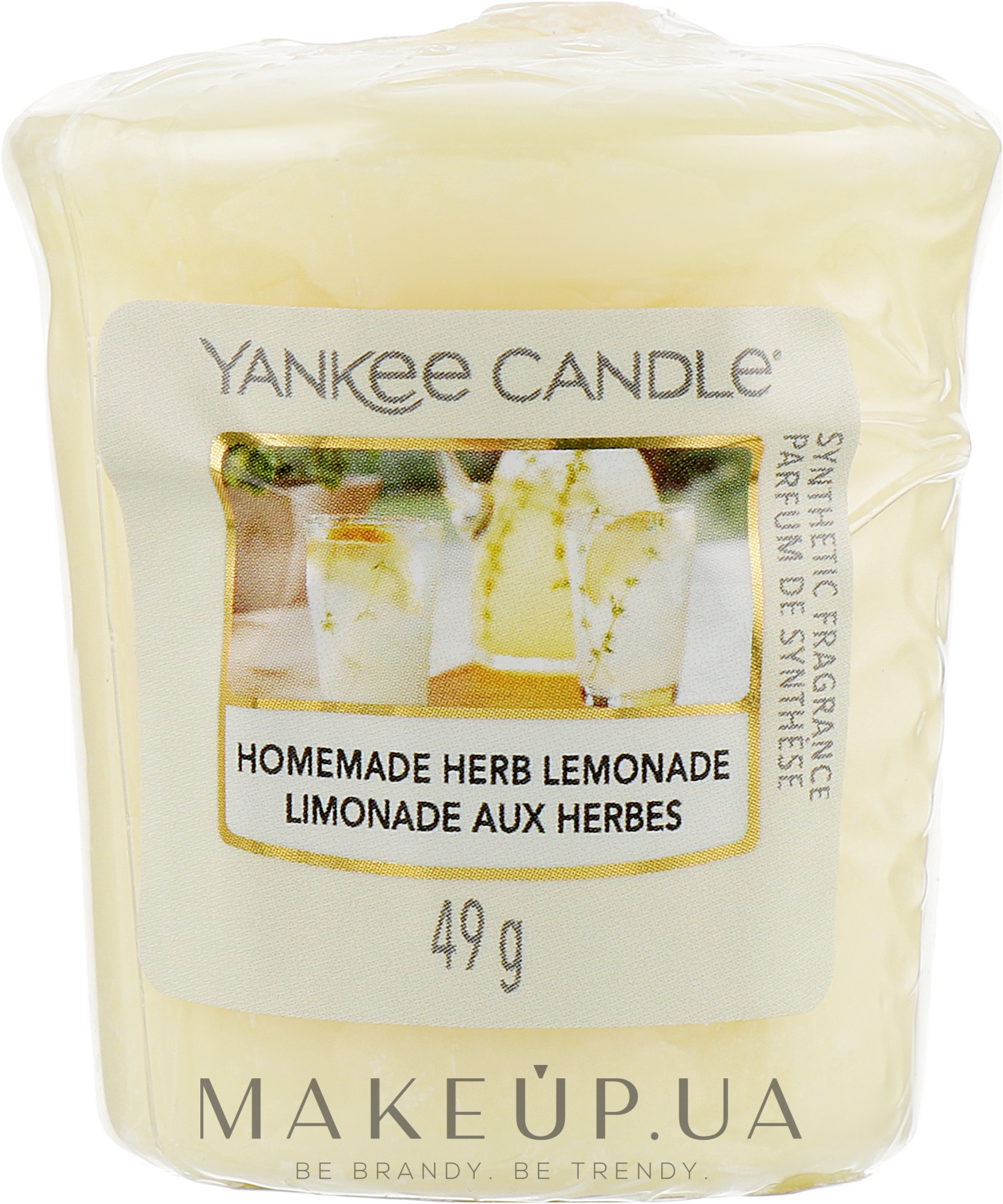 Ароматическая свеча - Yankee Candle Votiv Homemade Herb Lemonade — фото 49g